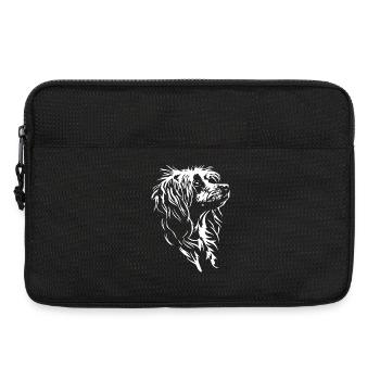 Chinese Crested Dog Silhouette Hunde Wilsigns - Laptoptasche 13" - Schwarz - Vorne