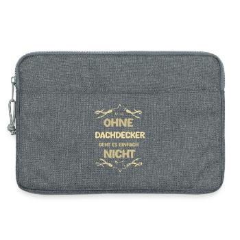 Couvreur - Sacoche pour ordinateur portable 13 pouces - gris chiné - Devant