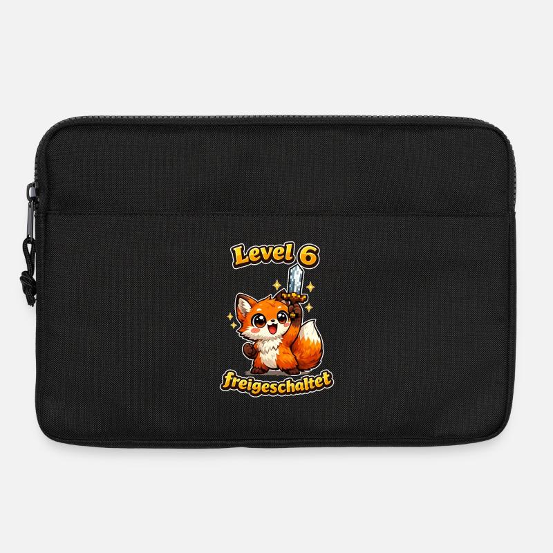 Fuchs_Level_6 - Laptoptasche 13" - Schwarz