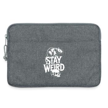 Reste Rat bizarre - Sacoche pour ordinateur portable 13 pouces - gris chiné - Devant