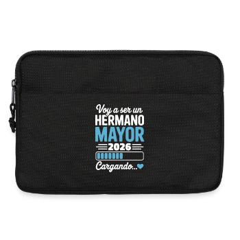 Ich werde 2026 großer Bruder. - Laptoptasche 13" - Schwarz - Vorne