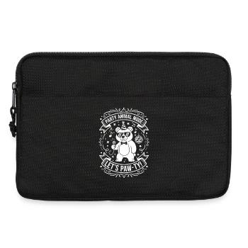 Party Mode Lets Paw-Ty - Laptoptasche 13" - Schwarz - Vorne