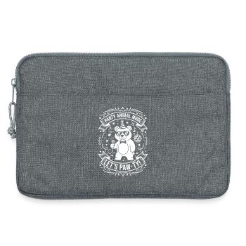 Party Mode Lets Paw-Ty - Laptoptasche 13" - Grau meliert - Vorne