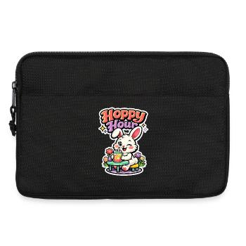 Rabbit I've had enough, I'm going to pet rabbits - Laptop bag 13" - black - Front