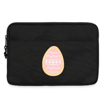 Biscuit Œuf de Pâques pastel - Sacoche pour ordinateur portable 13 pouces - noir - Devant