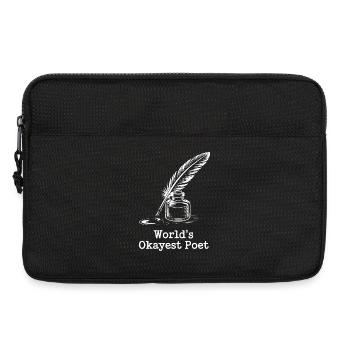 Der beste Dichter der Welt - Laptoptasche 13" - Schwarz - Vorne