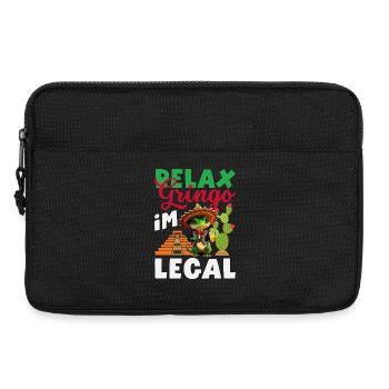 Fierté du Mexique & Maison Drapeau du Mexique - Sacoche pour ordinateur portable 13 pouces - noir - Devant