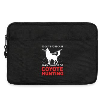 Chasseur de coyote - Sacoche pour ordinateur portable 13 pouces - noir - Devant
