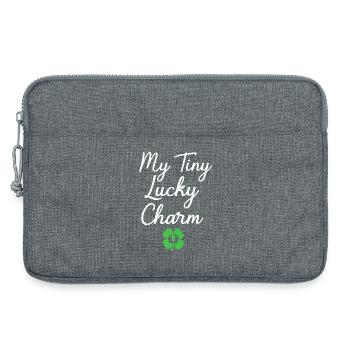 St. Patrick Day Baby Party Gender Reveal - Laptoptasche 13" - Grau meliert - Vorne