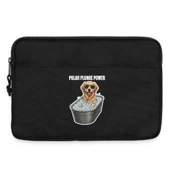 Eisbaden Hund Polar - Laptoptasche 13" - Schwarz - Vorne