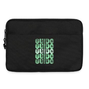 Guido as a first name - Laptop bag 13" - black - Front