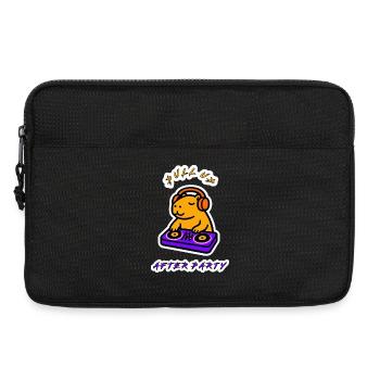 DJ Capybara - Pull Up After Party Neon Chill - Laptop bag 13" - black - Front