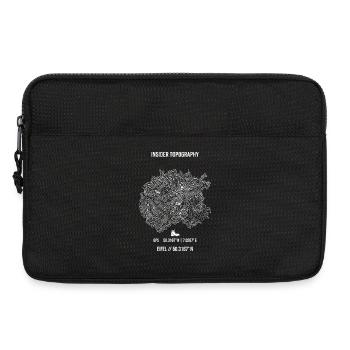 Eifel Topografie Wandern GPS Koordinaten - Laptoptasche 13" - Schwarz - Vorne