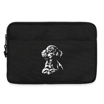 Pudel "Black Edition" - Laptoptasche 13" - Schwarz - Vorne