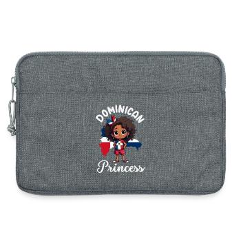 Drapeau de la République dominicaine Dom Rep Pride - Sacoche pour ordinateur portable 13 pouces - gris chiné - Devant