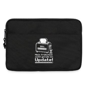 Smart Home Frühstück, Update Toaster - Laptoptasche 13" - Schwarz - Vorne