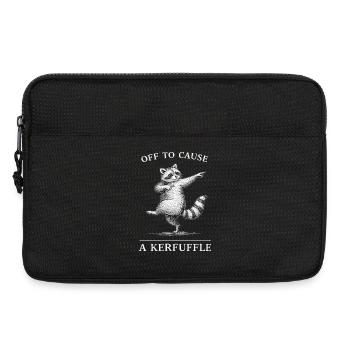 Danse du raton laveur - Sacoche pour ordinateur portable 13 pouces - noir - Devant