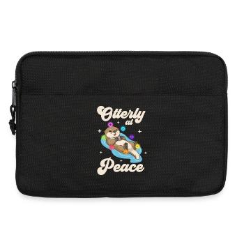 Otter Frieden - Chakra Harmonie - Laptoptasche 13" - Schwarz - Vorne