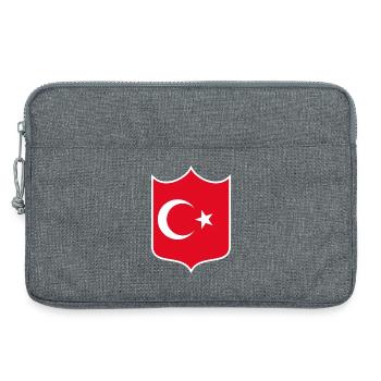 Turquie - Sacoche pour ordinateur portable 13 pouces - gris chiné - Devant