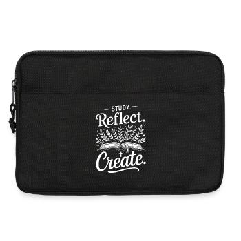 Study Reflect Create Book Botanicals - Laptop bag 13" - black - Front