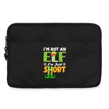 Drôle de t-shirt de Noël cadeau de Noël - Sacoche pour ordinateur portable 13 pouces - noir - Devant