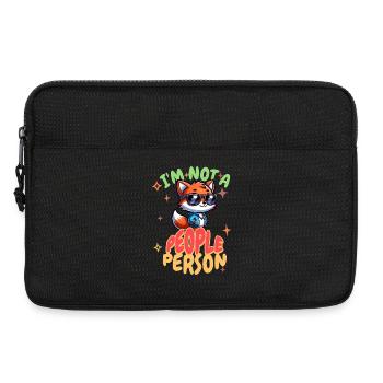 Introvert People - Laptop bag 13" - black - Front