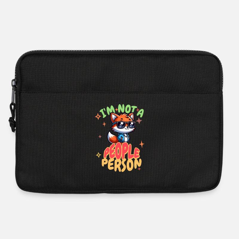 Introvert People - Laptoptasche 13" - Schwarz