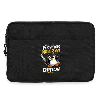 La fuite n’a jamais été une option : Penguin Brave Knife - Sacoche pour ordinateur portable 13 pouces - noir - Devant