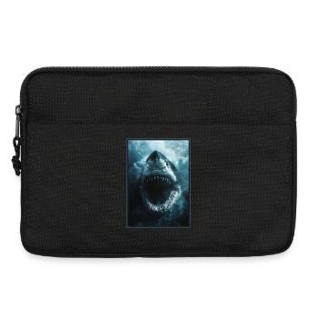 Weißer Haie Weißer Hai - Laptoptasche 13" - Schwarz - Vorne