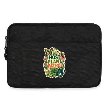 HOST PLANT PATROL Pflanzen - Laptoptasche 13" - Schwarz - Vorne