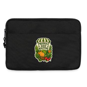 PRODUCE DAY ROUTINE - Laptoptasche 13" - Schwarz - Vorne