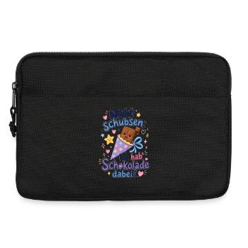 Schulkind Einschulung - Bald ein Schulkind - Laptoptasche 13" - Schwarz - Vorne