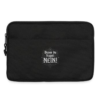 Bevor du fragst Nein Gothic - Laptoptasche 13" - Schwarz - Vorne