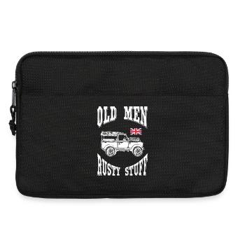 Old_Men_Rusty_Stuff - Sacoche pour ordinateur portable 13 pouces - noir - Devant