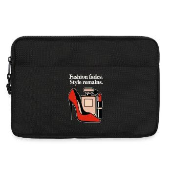 Fashion fades. Style remains. - Elegant High Heel - Laptop bag 13" - black - Front