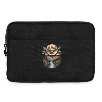 Oiseau de nuit - Sacoche pour ordinateur portable 13 pouces - noir - Devant