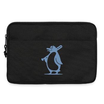 Pinguin Baseballspieler Silhouette - Laptoptasche 13" - Schwarz - Vorne