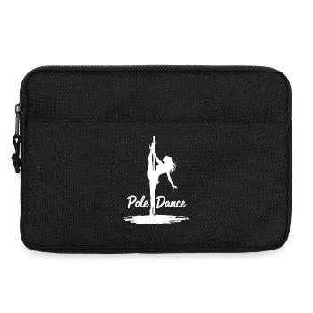 Pole Dance Silhouette – Ästhetische Kunst - Laptoptasche 13" - Schwarz - Vorne