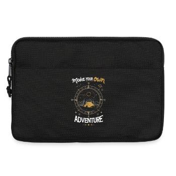 Berge – Erschaffe dein eigenes Abenteuer - Laptoptasche 13" - Schwarz - Vorne