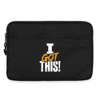Ich habe diesen kühnen Pinsel bekommen - Laptoptasche 13" - Schwarz - Vorne