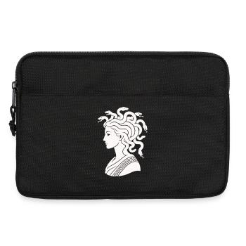 Medusa Kopf mit Schlangen - Laptoptasche 13" - Schwarz - Vorne