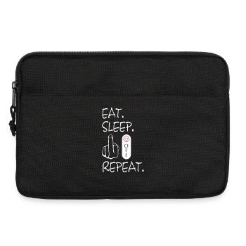 Fuck You. Fuck you. Fuck Off - Laptop bag 13" - black - Front