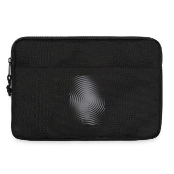 Cercle gris Spirale Zen - Sacoche pour ordinateur portable 13 pouces - noir - Devant