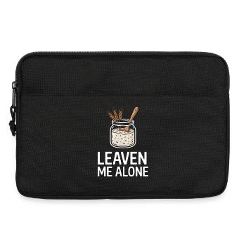 Lass Mich Teig in Ruhe - Laptoptasche 13" - Schwarz - Vorne