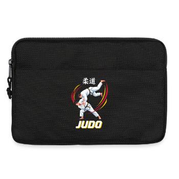 Judo Schulterwurf Kampfkunst - Laptoptasche 13" - Schwarz - Vorne