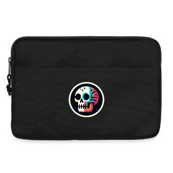 Squelette coloré - Sacoche pour ordinateur portable 13 pouces - noir - Devant