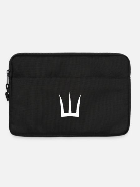 White Trident - Laptop bag 13" - black
