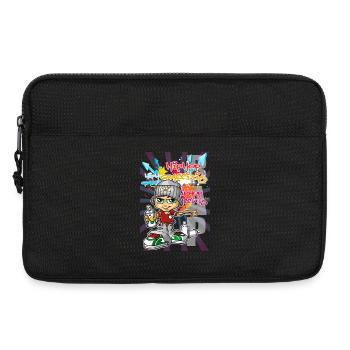 Junge Graffiti - Laptoptasche 13" - Schwarz - Vorne