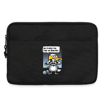 Badger bowls - Laptop bag 13" - black - Front