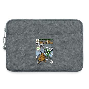 Shit comic - Laptop bag 13" - heather grey - Front